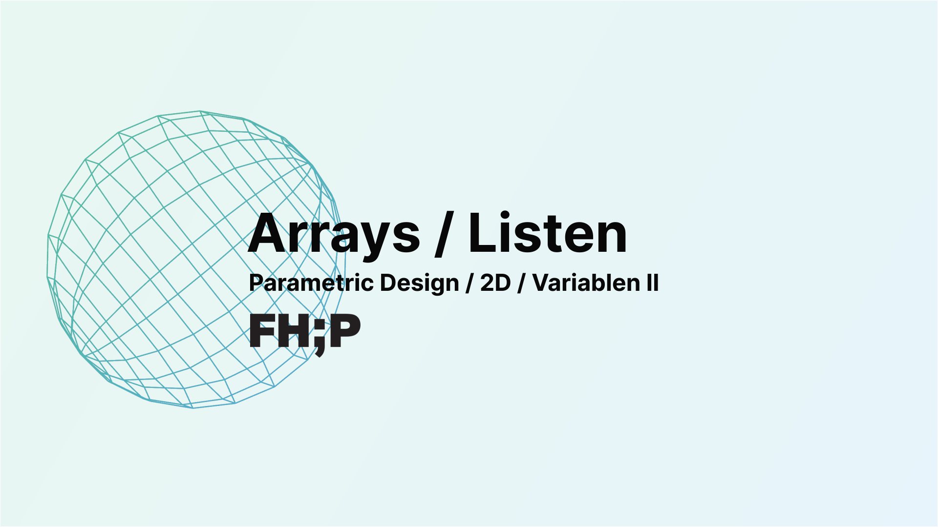 Arrays preview